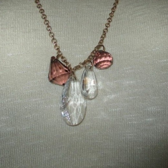 1X Plus Size Womens Tan Sweater w/necklace NEW lightweight top - Picture 3 of 3